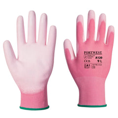 A120 Work Gloves PU Palm Dipped Abrasion and Tear Resistant Black, X-Small-KarWorkwear