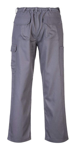 BZ31 Mens Safety Cargo Pants in Flame Resistant Bizweld ASTM NFPA, Gray, 6XLR