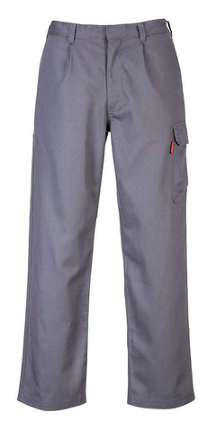 BZ31 Mens Safety Cargo Pants in Flame Resistant Bizweld ASTM NFPA, Gray, Mediumr