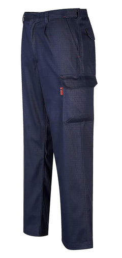 BZ31 Mens Safety Cargo Pants in Flame Resistant Bizweld ASTM NFPA, Navy, Larger