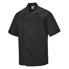 Portwest Mens Kent Chefs Jacket Mandarin Collar Durable Comfort Work C734-KarWorkwear