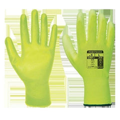 A120 Work Gloves PU Palm Dipped Abrasion and Tear Resistant Black, X-Small-KarWorkwear