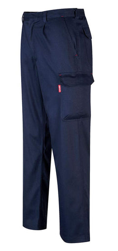 BZ31 Mens Safety Cargo Pants in Flame Resistant Bizweld ASTM NFPA, Navy, 4XLR