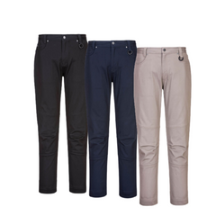 Portwest Slim fit Stretch Work Pants Comfortable Straight Pant MP708-KarWorkwear