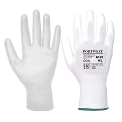 A120 Work Gloves PU Palm Dipped Abrasion and Tear Resistant Black, Xx-Large-KarWorkwear