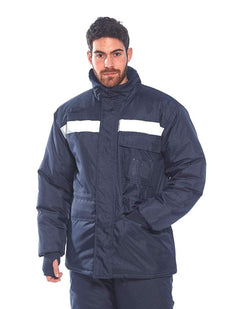 Cold-Storejacket Freezer Storage Protection Work Wear Coat Thermal Visability, X Large