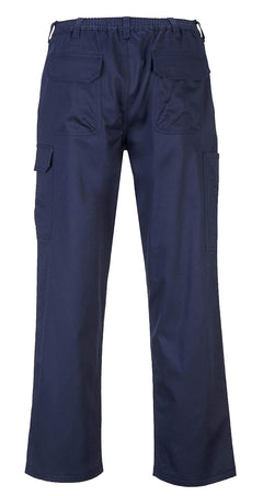 BZ31 Mens Safety Cargo Pants in Flame Resistant Bizweld ASTM NFPA, Navy, 6XLR