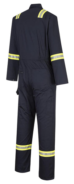 F128 Iona Xtra Reflective Coverall Navy, Xx-Large