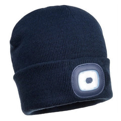 B027 Junior Beanie Led Headlight-Black-KarWorkwear